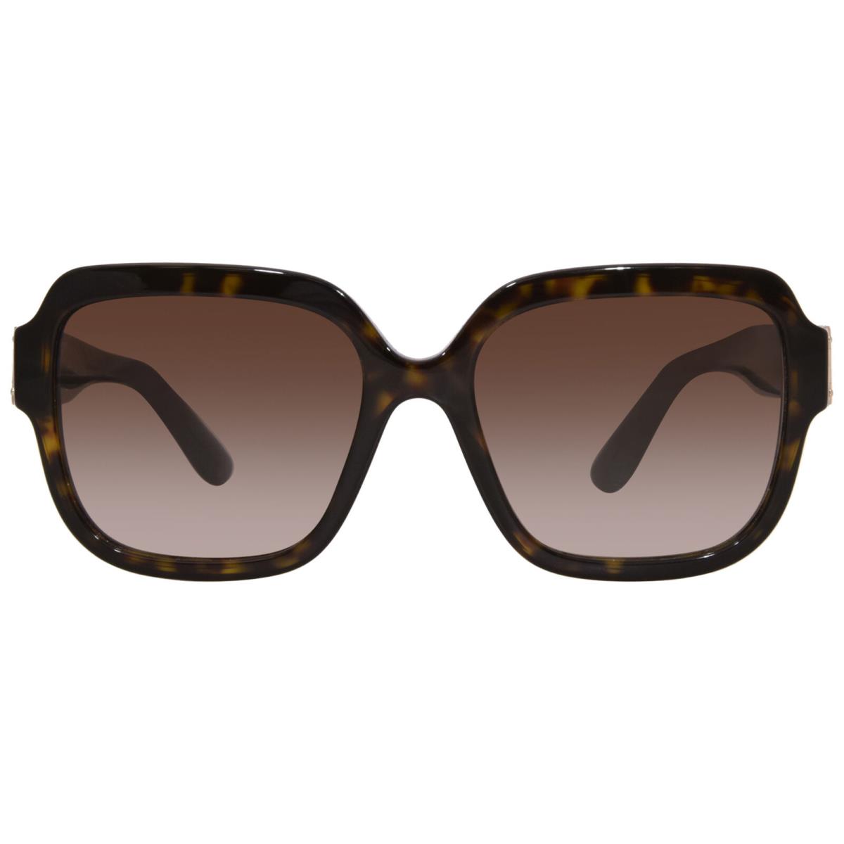 Dolce Gabbana DG4336 502/13 Sunglasses Women`s Havana/brown Gradient 56mm