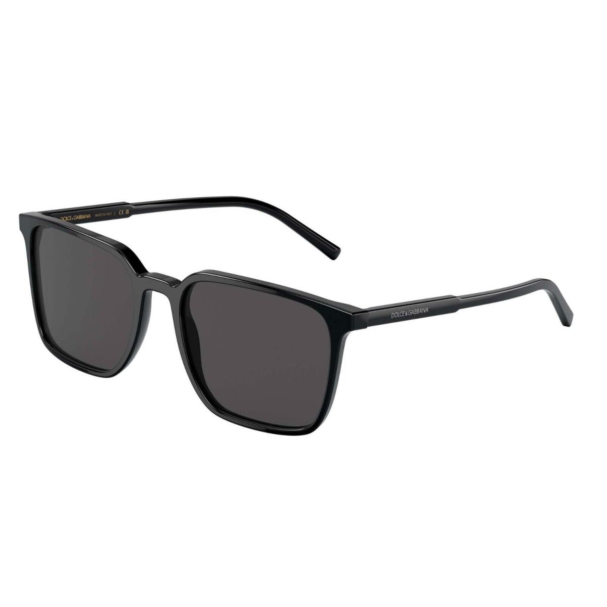 Dolce Gabbana DG 4424 Shiny Black/grey 501/87 Sunglasses