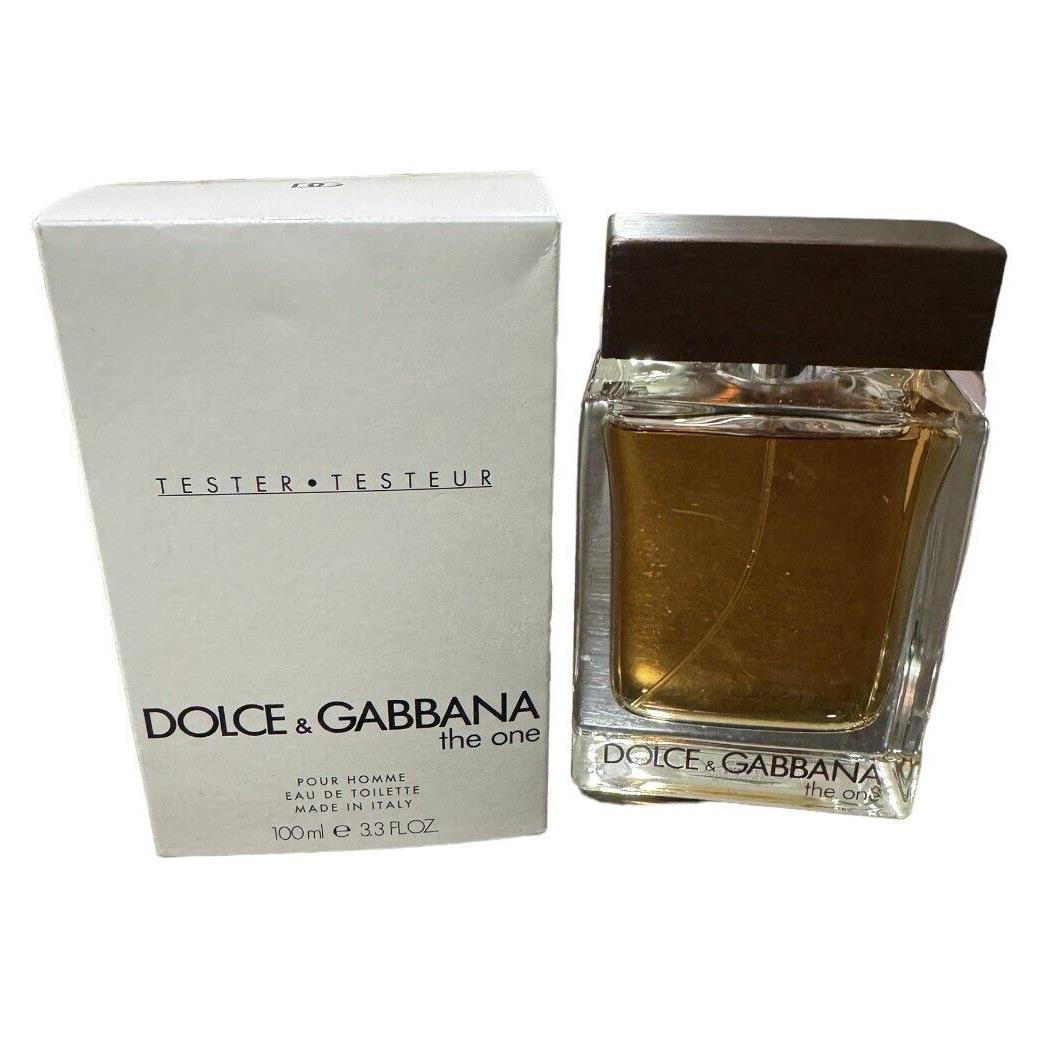 The One by Dolce Gabbana Eau De Toilette Spray Tester 3.4 oz Men