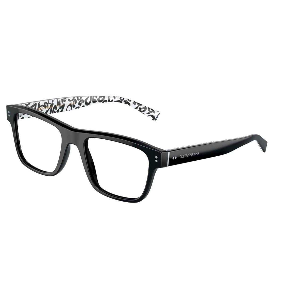 Dolce Gabbana DG 3362 Black Animal Print 3389 Eyeglasses