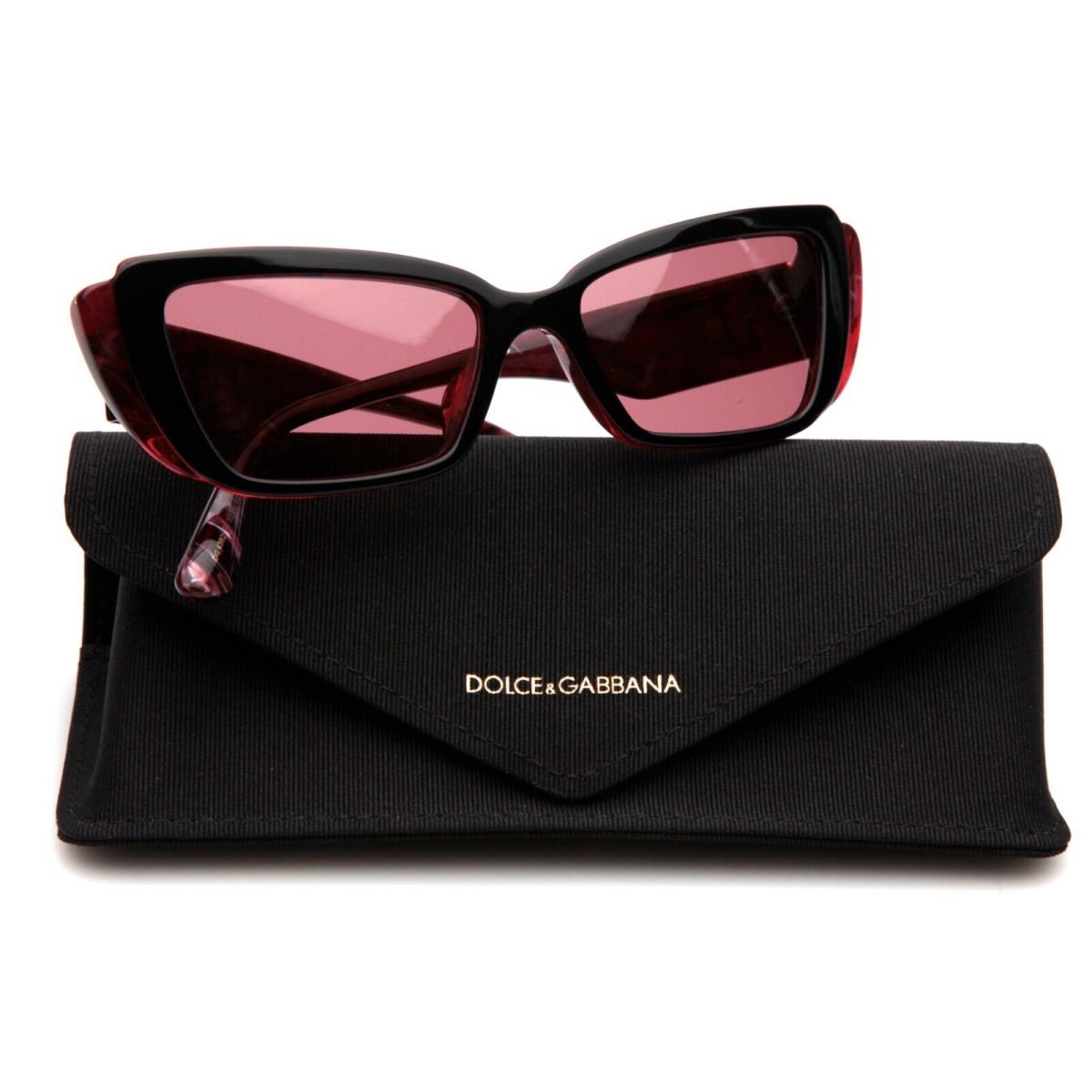 Dolce Gabbana DG 4382F 3271/69 Black Marble Sunglasses 54-17-145mm B34mm