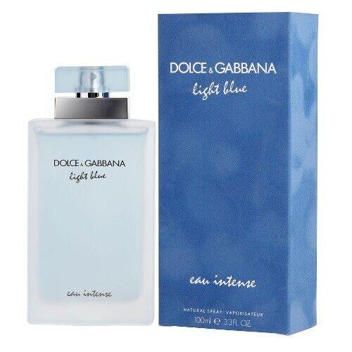 Light Blue Eau Intense by Dolce Gabbana D G Edp Perfume For Women 3.3 / 3.4 oz