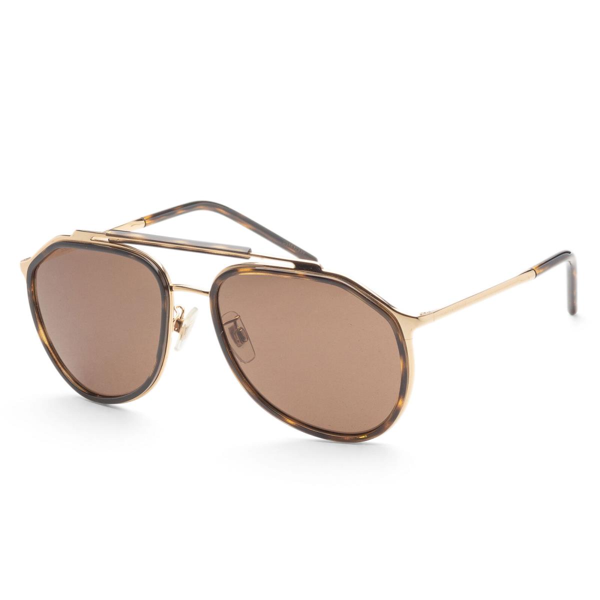 Dolce Gabbana Men`s 57mm Gold Havana Sunglasses DG2277-26696-57