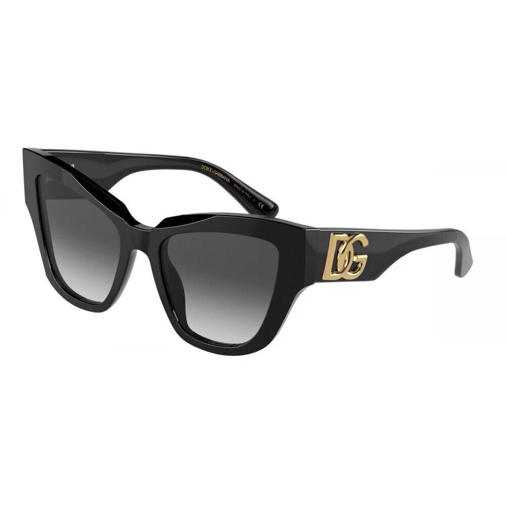 Dolce Dolce & Gabbana DG4404 Gabbana DG4404 501/8G Black-grey Gradient Lens Sunglasses 54MM