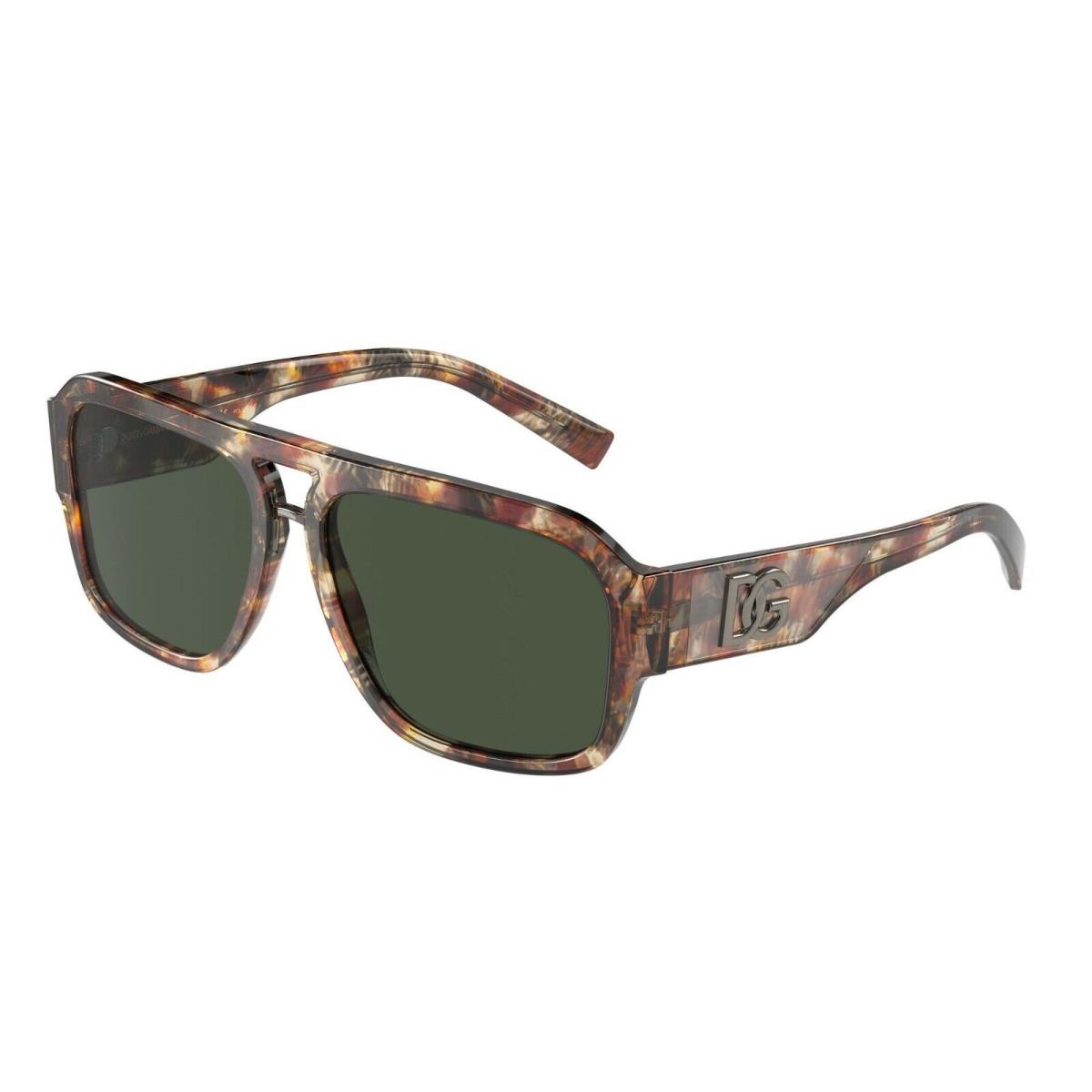 Dolce Gabbana DG 4403 Red Brown Havana/green 3358/9A Sunglasses