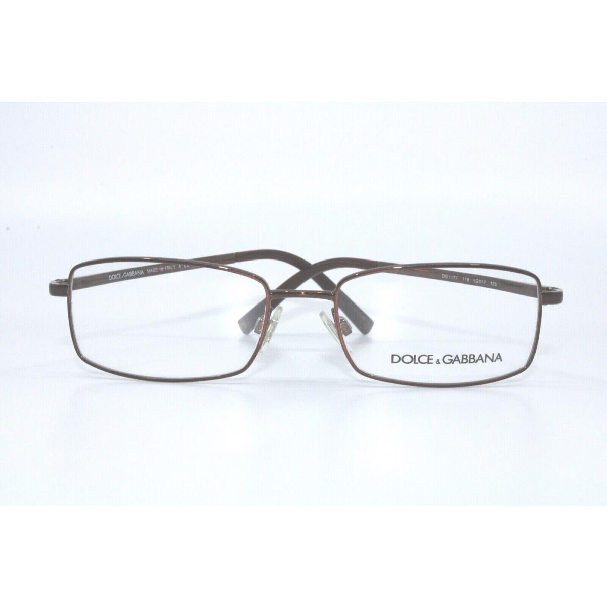 Dolce Gabbana DG1177 119 Copper Brown Eyeglasses 52