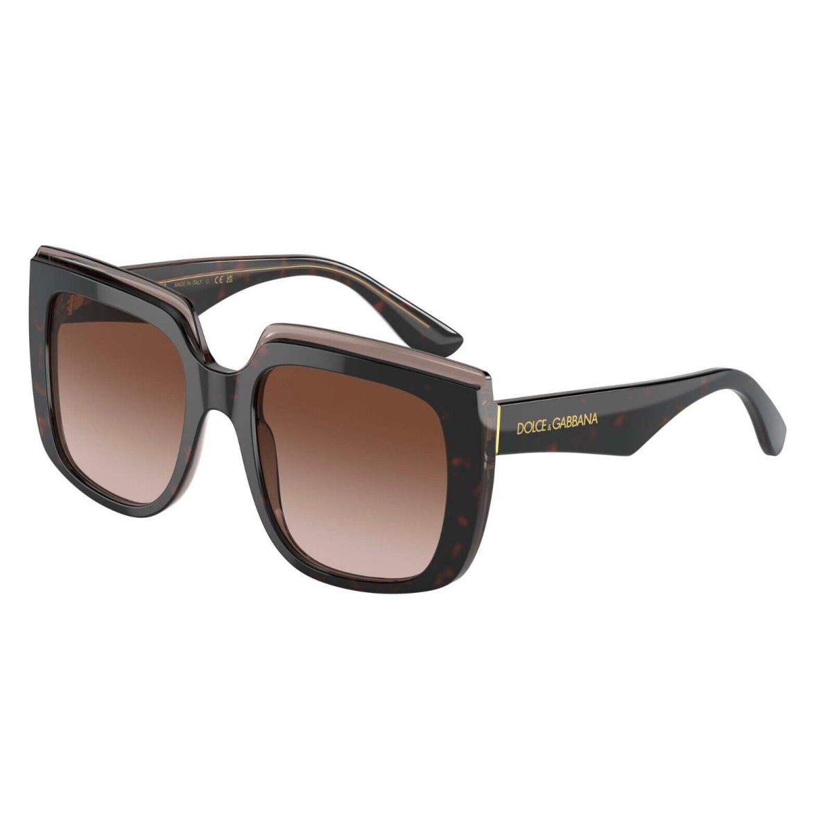 Dolce Gabbana DG 4414 Dark Havana/brown Shaded 502/13 Sunglasses