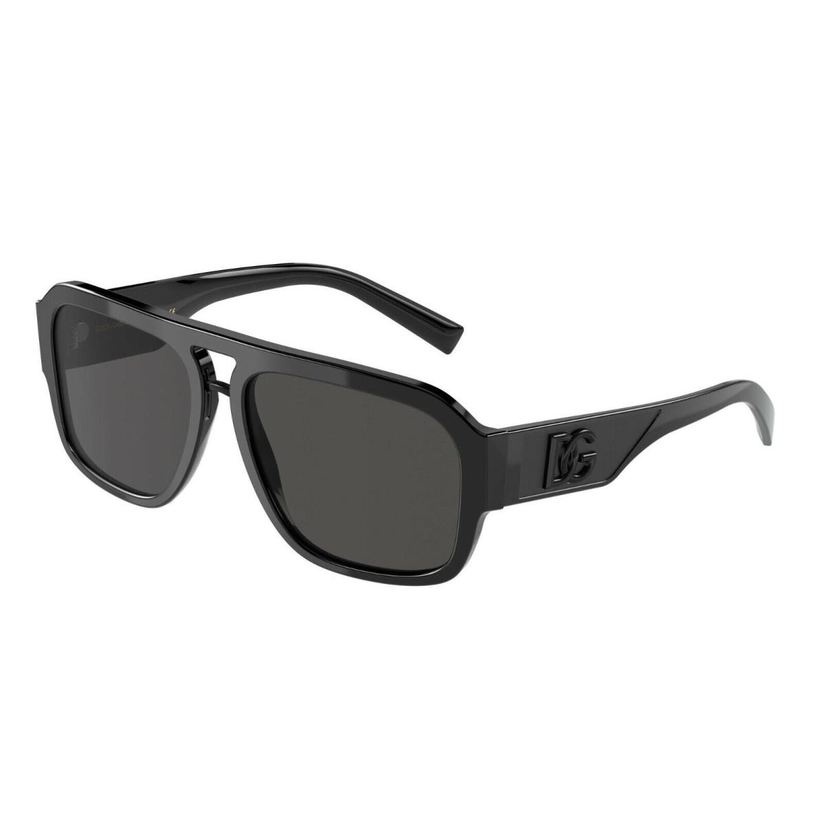 Dolce Gabbana DG 4403 Shiny Black/grey 501/87 Sunglasses