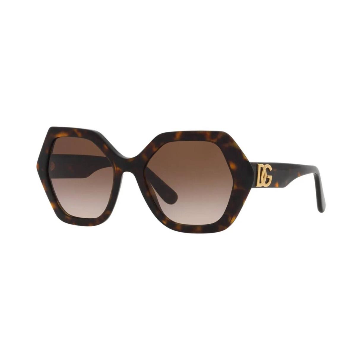 Dolce Gabbana DG 4406 Havana/brown Shaded 502/13 Sunglasses