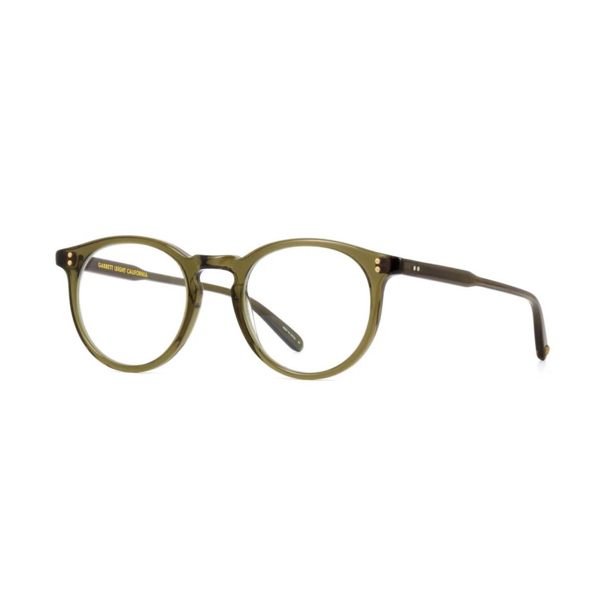 Dolce Gabbana Garrett Leight Carlton Deep Olive Bio Deolv Eyeglasses