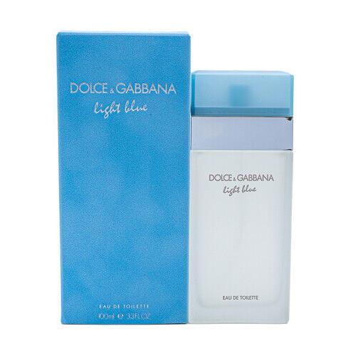 Light Blue by Dolce Gabbana D G 3.3 / 3.4 oz Edt Perfume For Women