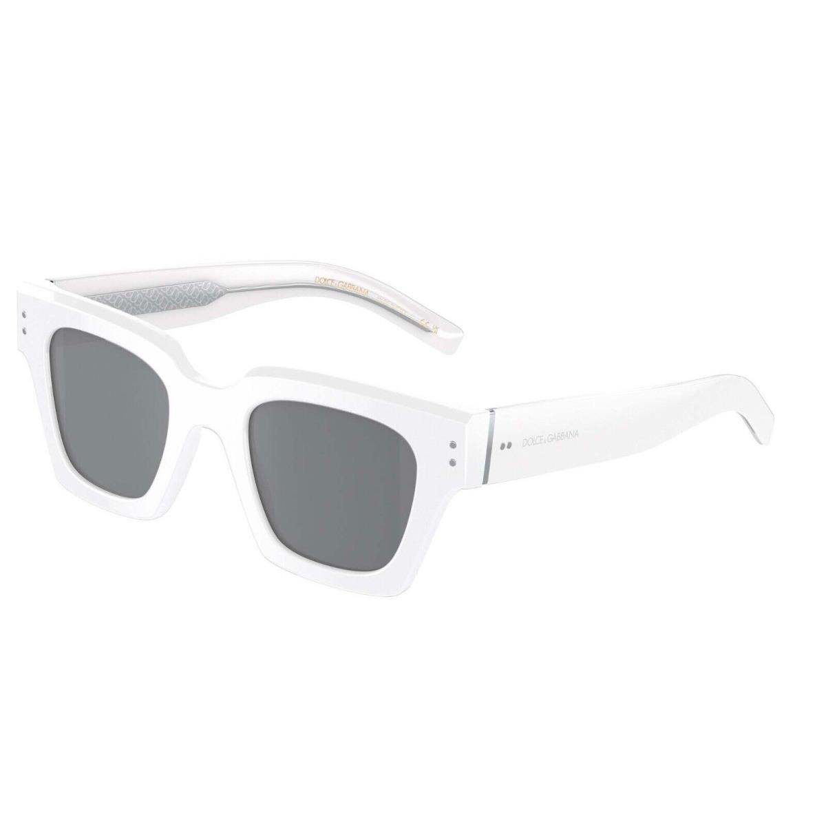 Dolce Gabbana DG 4413 White/silver Grey 3374/40 Sunglasses