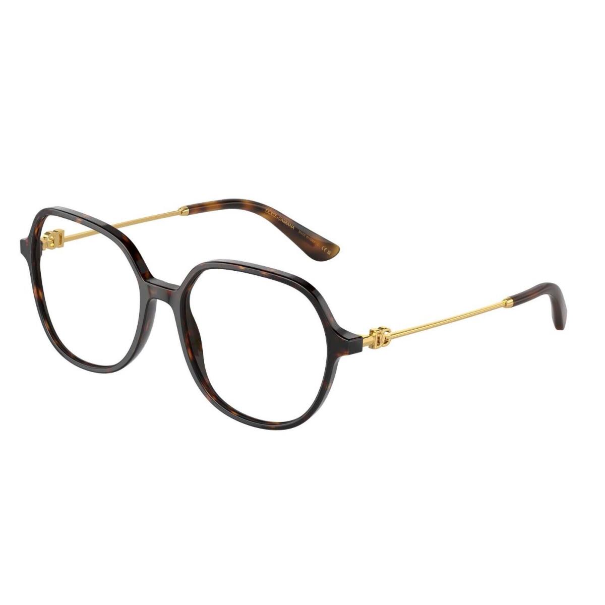 Dolce Gabbana DG 3364 Havana 502 Eyeglasses