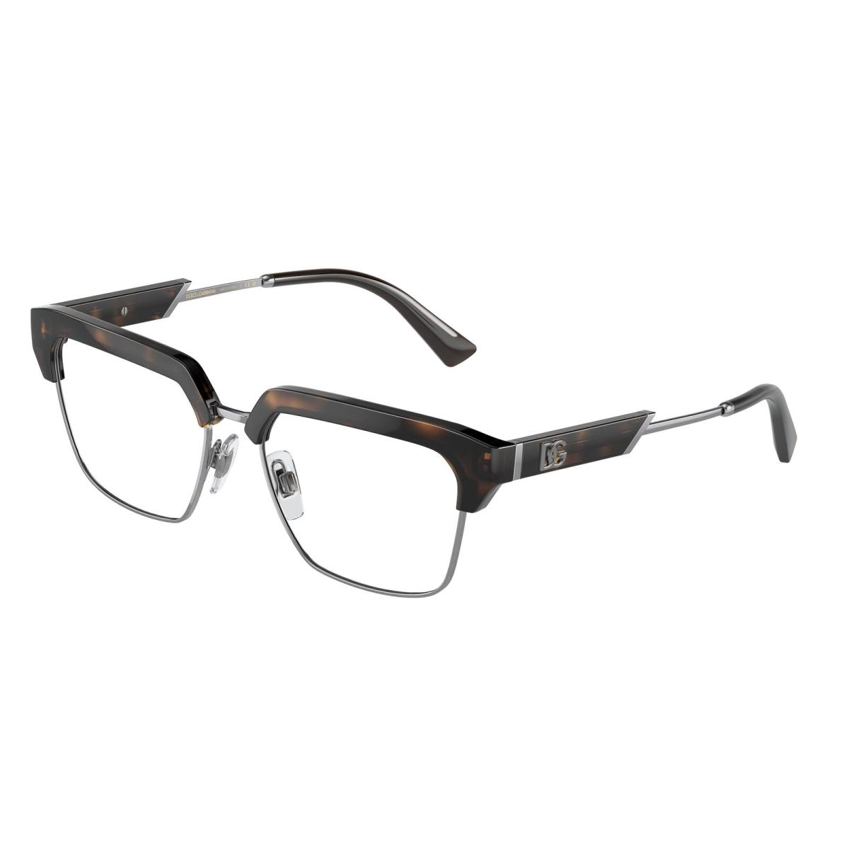 Dolce Gabbana DG5103 502 Havana Demo Lens 55 mm Men`s Eyeglasses