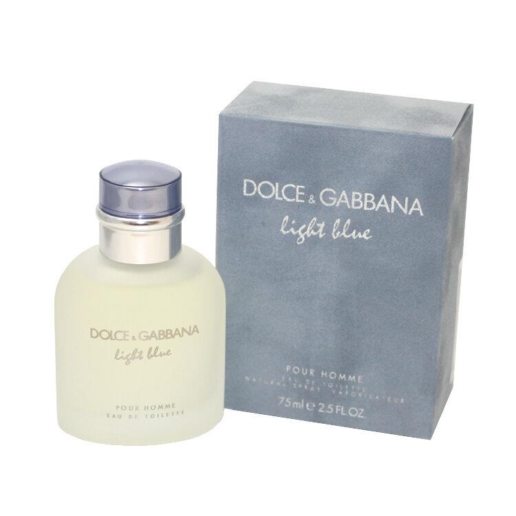 Dolce Gabbana Light Blue Pour Homme Cologne For Men Edt Spray 2.5 oz