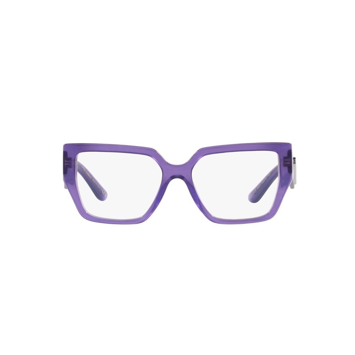 Dolce Gabbana DG 3373 Fleur Purple 3407 Eyeglasses