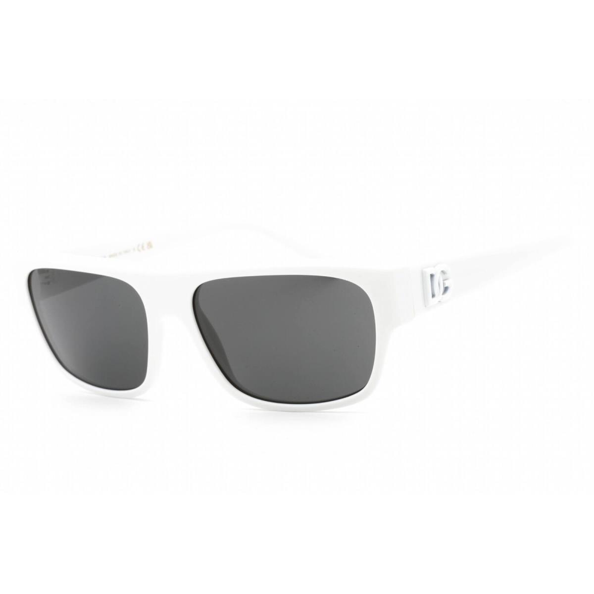 Dolce Gabbana Men`s Sunglasses White Plastic Full Rim Frame 0DG4455 331287