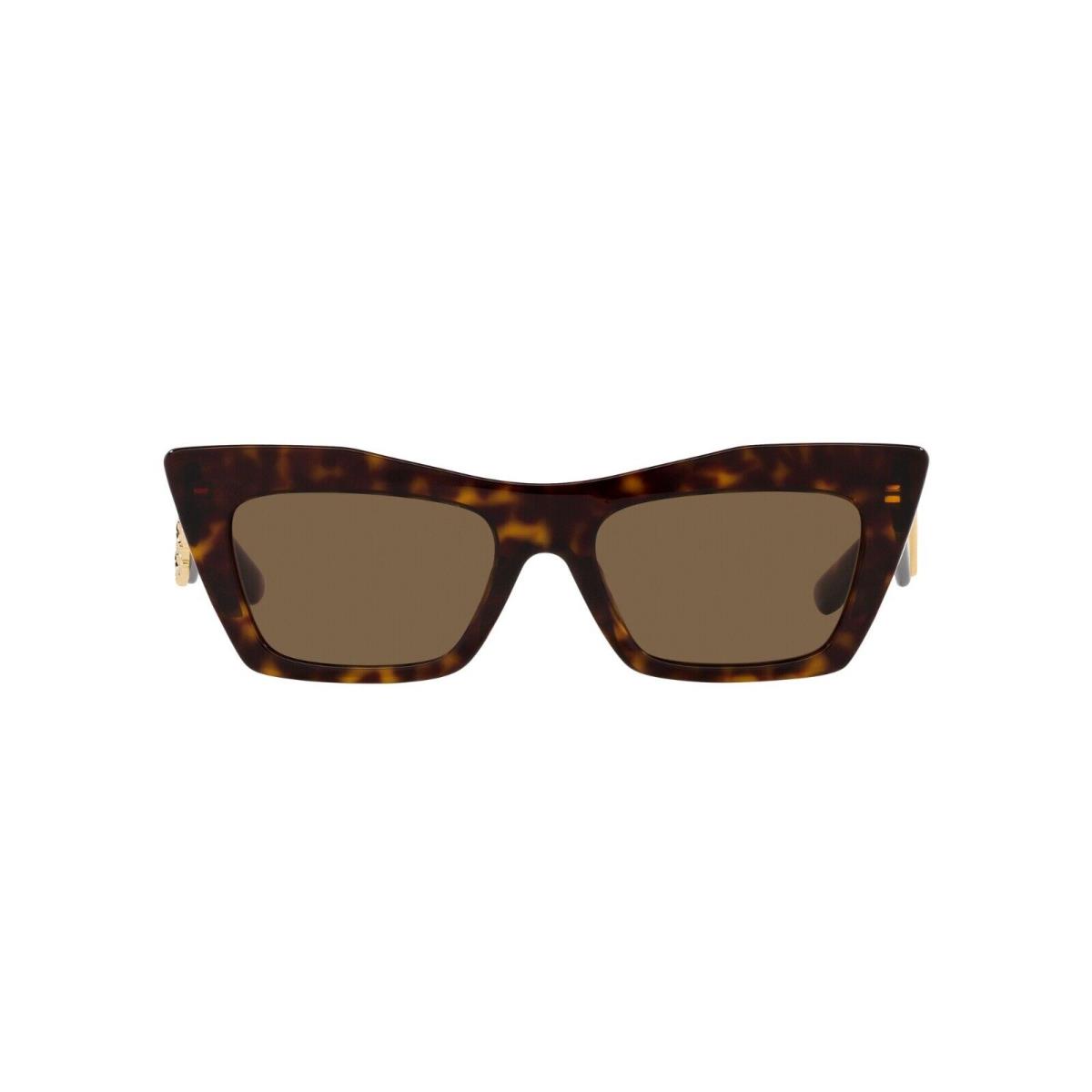 Dolce Gabbana DG 4435 Dark Havana/brown 502/73 Sunglasses