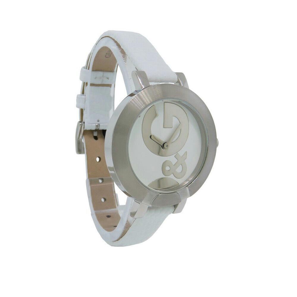 Dolce Gabbana Time DW0519 Women`s Stainless Steel White Leather Analog Watch