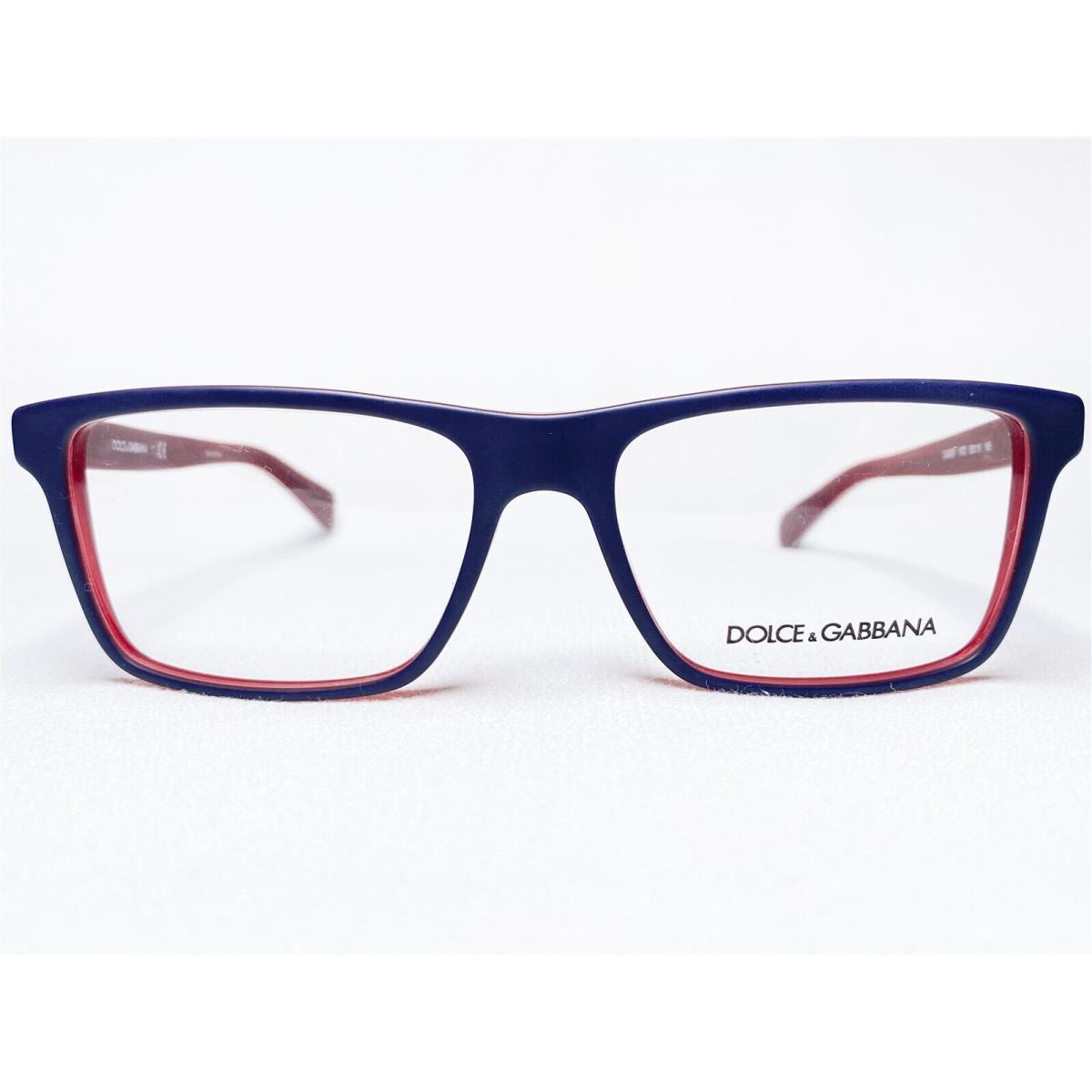 Dolce Gabbana DG3207 1872 Mens Matte Blue/red Eyeglasses Frames 55/16 145