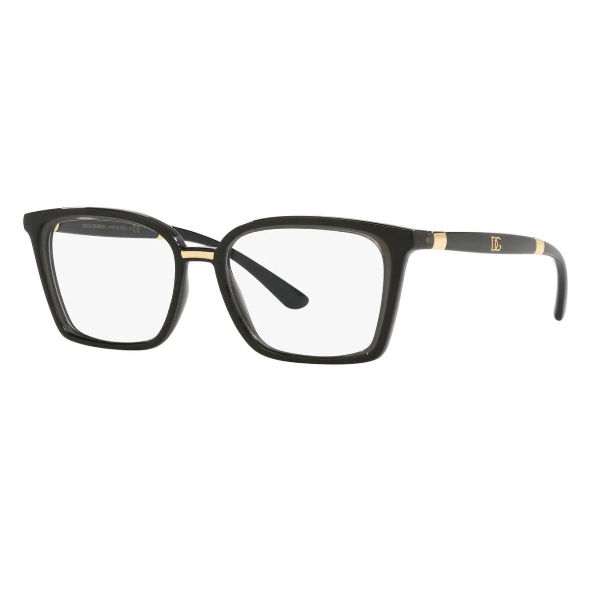 Dolce Gabbana DG5081 3246 50 Black Transparent Black Eyeglasses