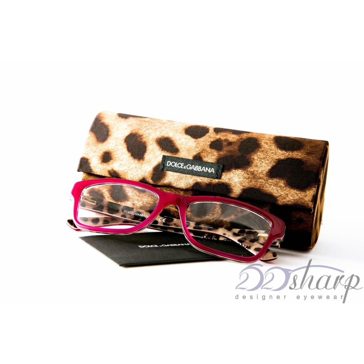 Dolce Gabbana Eyeglasses-dg 3208 2882 Opal Bordeaux Leo