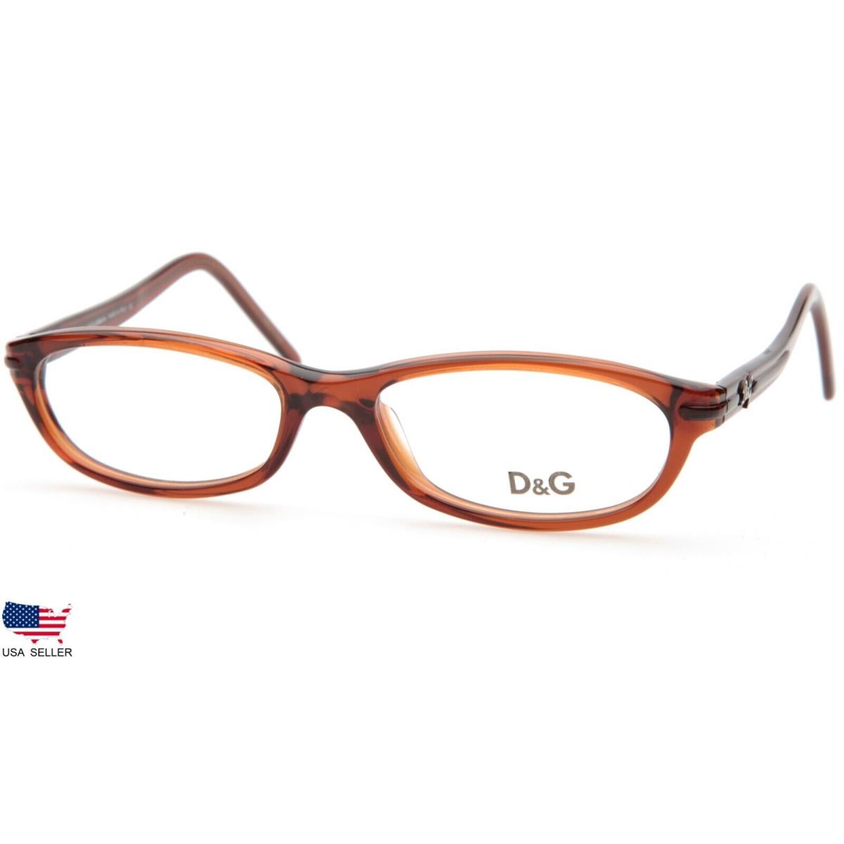 Dolce Gabbana D&g 1125 D G Dolce Gabbana D G 1125 607 Brown Eyeglasses Glasses 51-16-130mm Italy