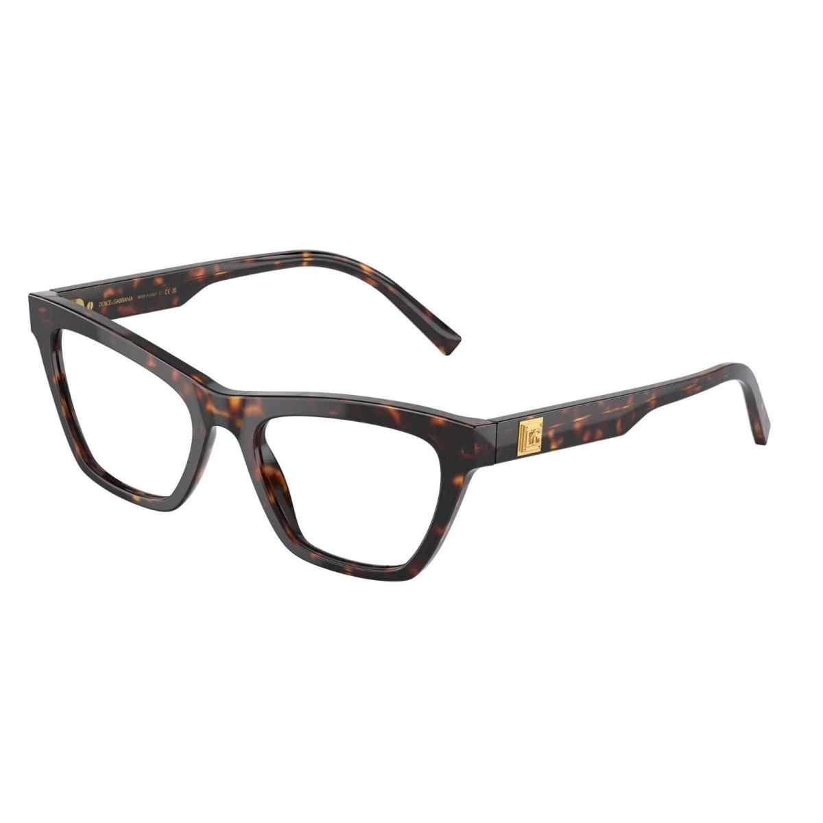 Dolce Gabbana DG 3359 Havana 502 Eyeglasses