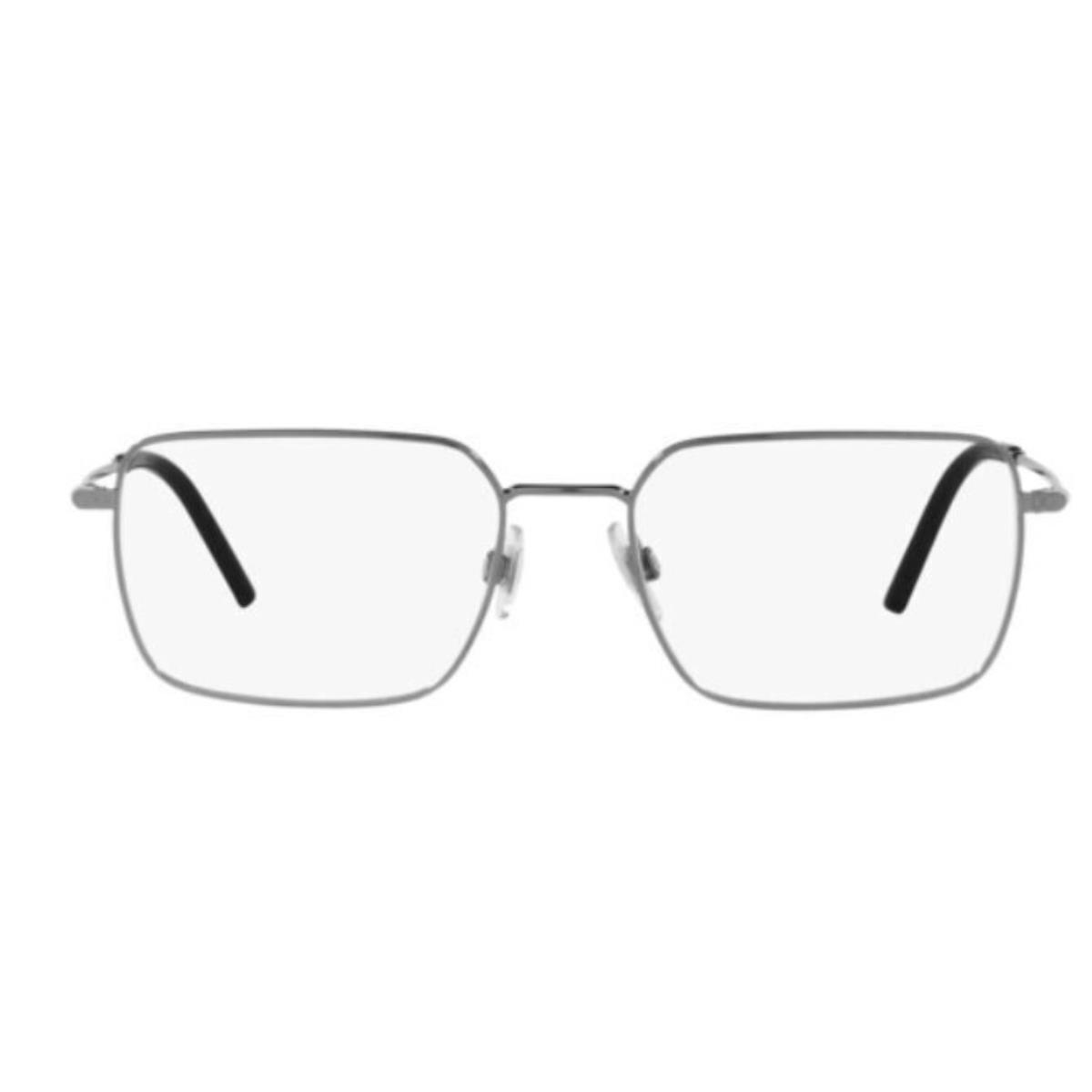 Dolce Gabbana Eyeglasses DG 1336 04 56-18 145 Gunmetal Rectangular Frames