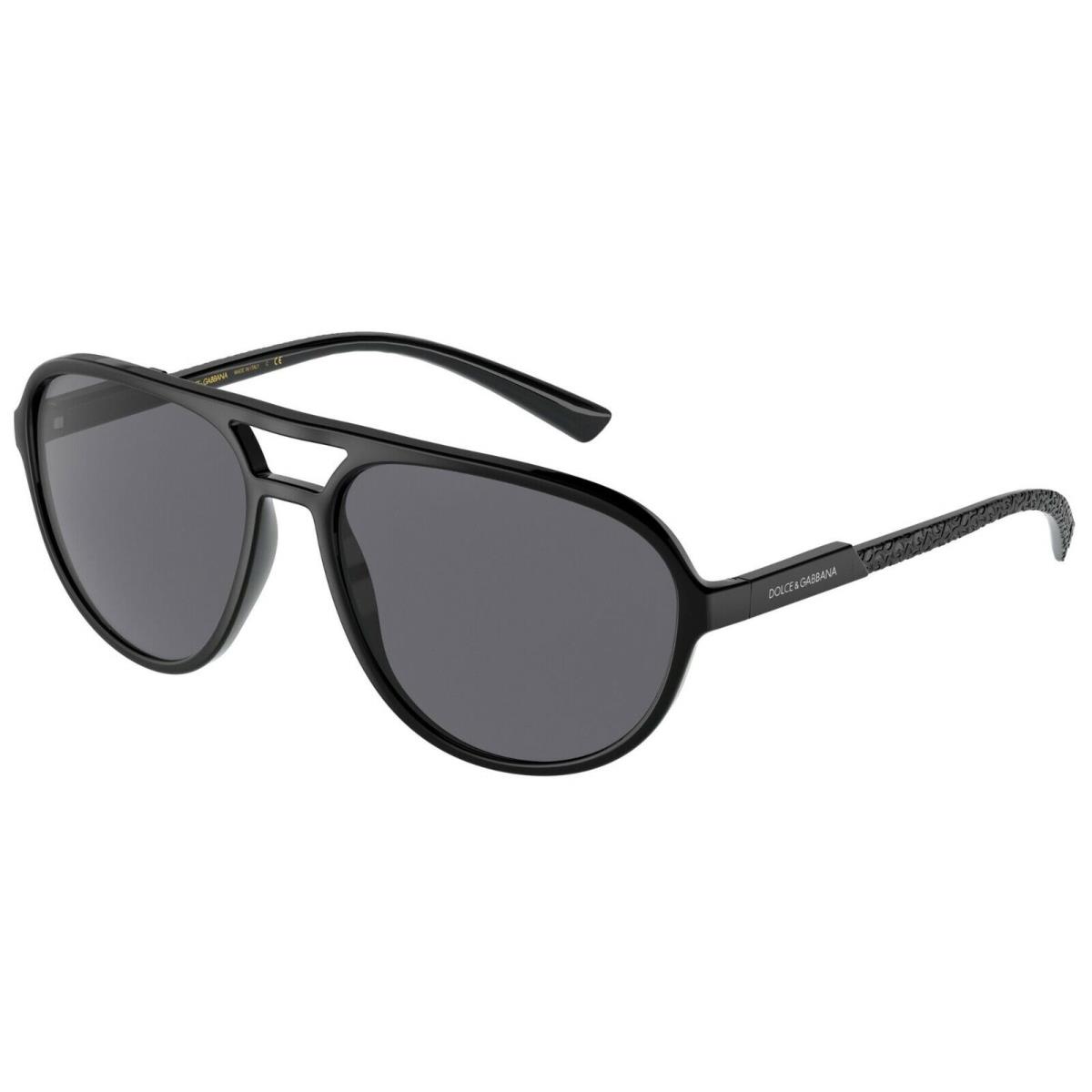 Dolce Gabbana DG 6150 Matte Black/grey Polarized 2525/81 Sunglasses