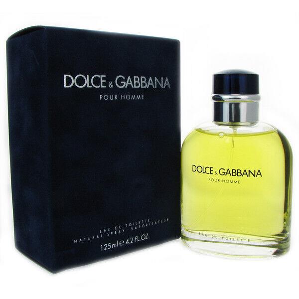 D G Dolce Gabbana Pour Homme For Men Eau de Toilette 4.2 oz 125 ml Spray