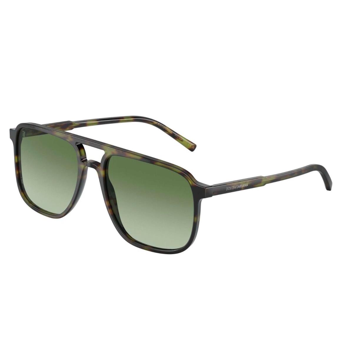 Dolce Gabbana DG 4423 Green Havana/green Shaded 1735/8E Sunglasses