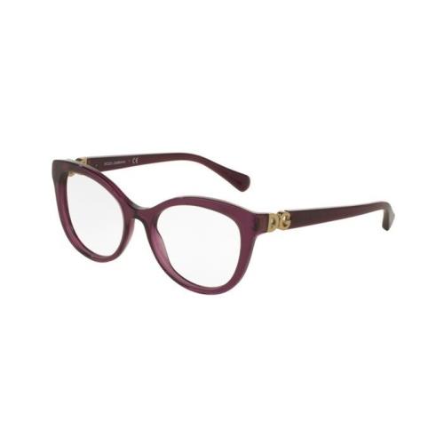 Dolce Gabbana DG 3250 3045 Purple Eyeglasses DG3250 52-18 W/case