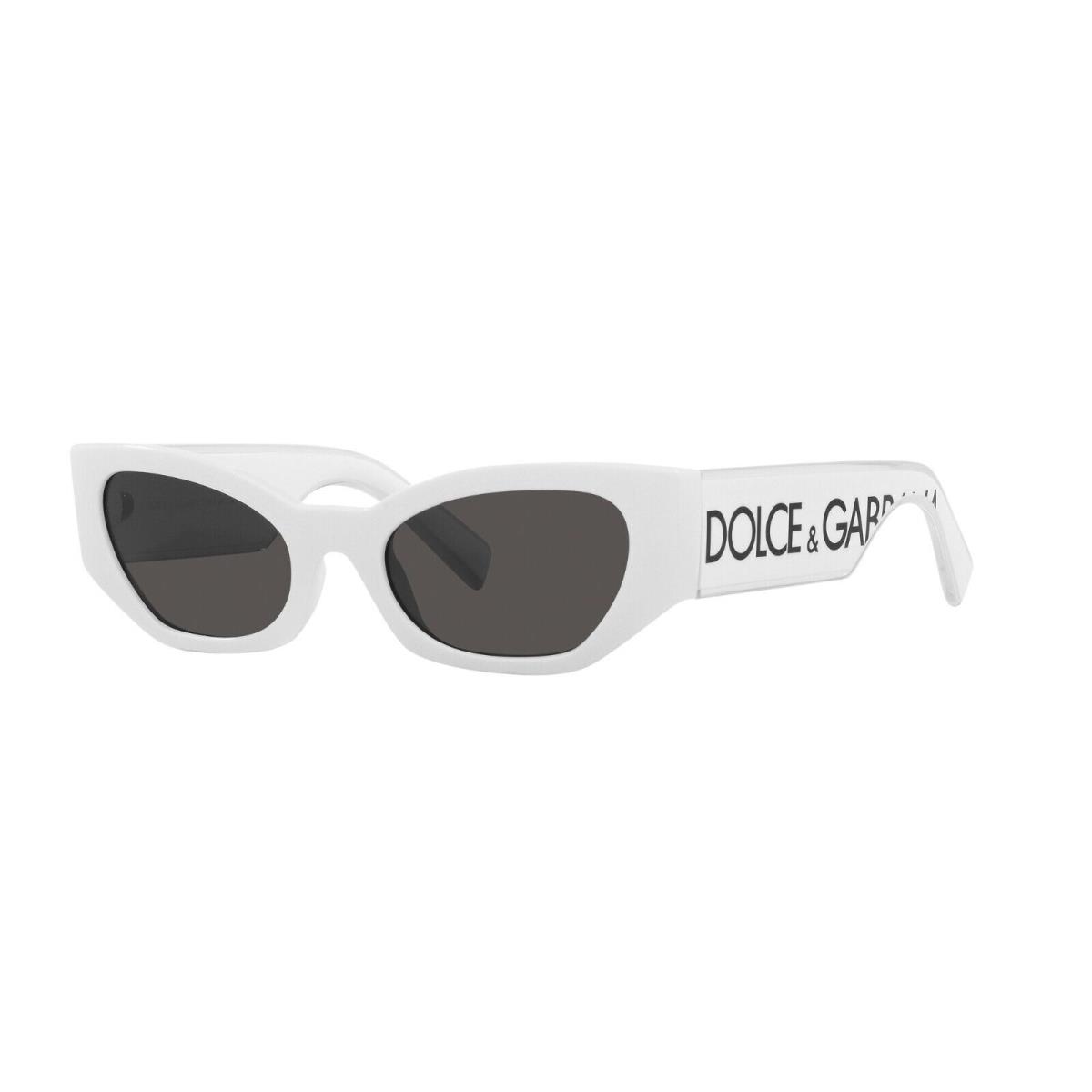 Dolce Gabbana DG 6186 White/grey 3312/87 Sunglasses