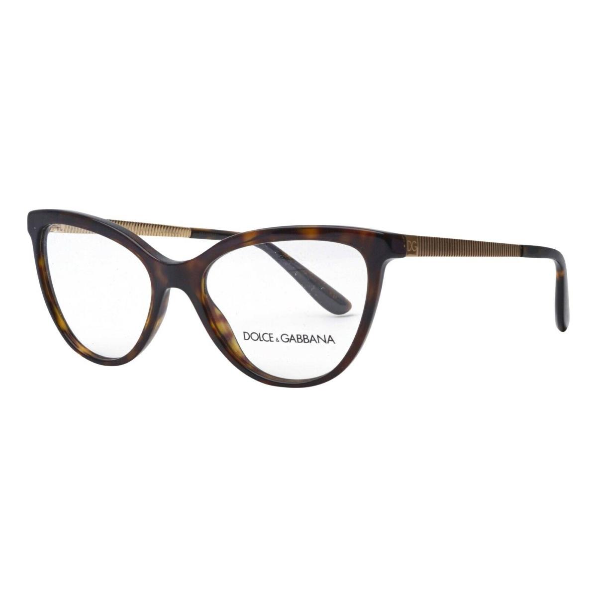 Dolce Gabbana DG 3315 502 Havana Women Eyeglasses 55mm 17 140