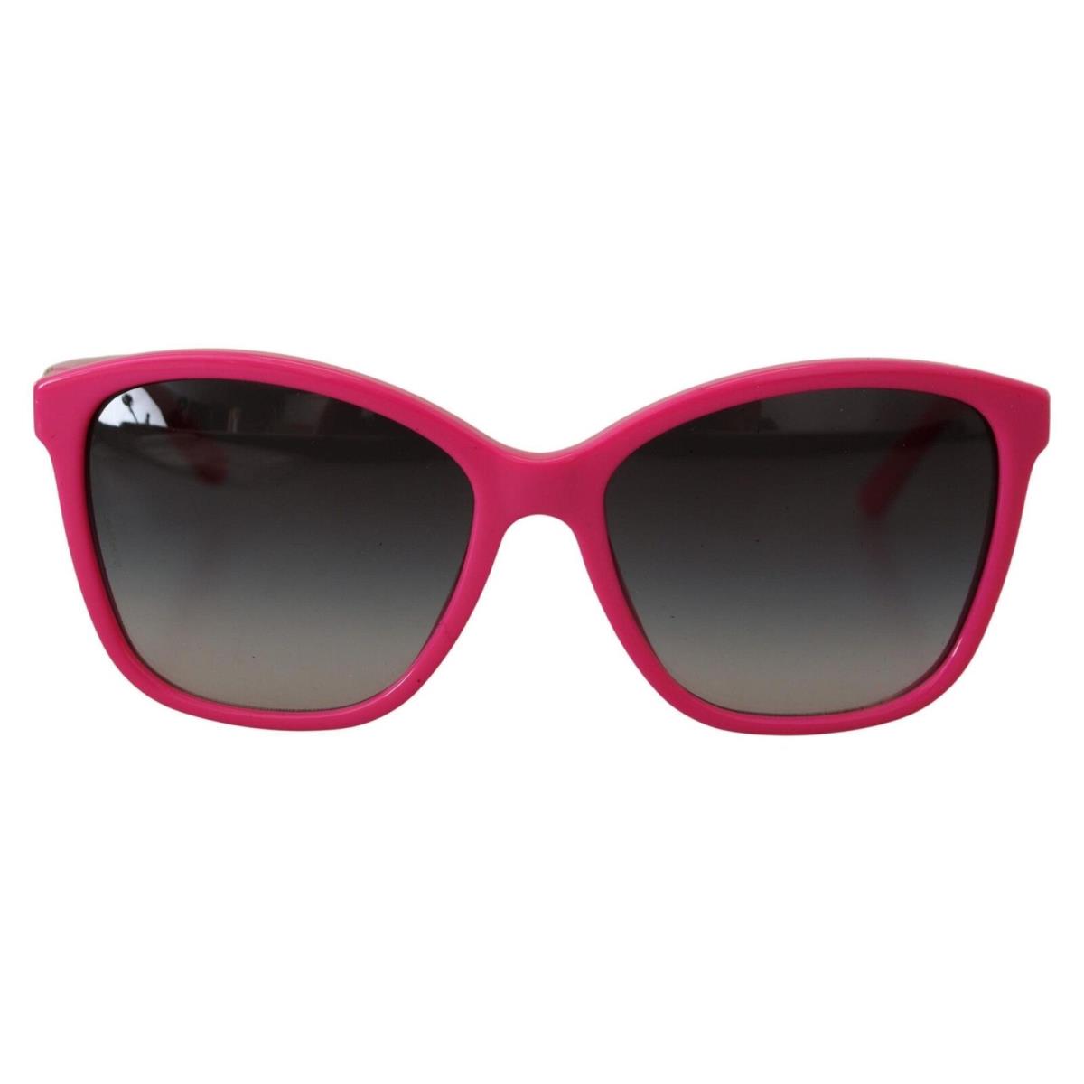 Dolce Gabbana Pink Acetate Frame Round Shades DG4170M Women Sunglasses