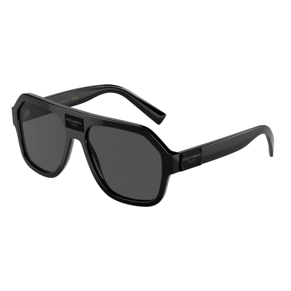 Dolce Gabbana 4433F Sunglasses 501/87 Black