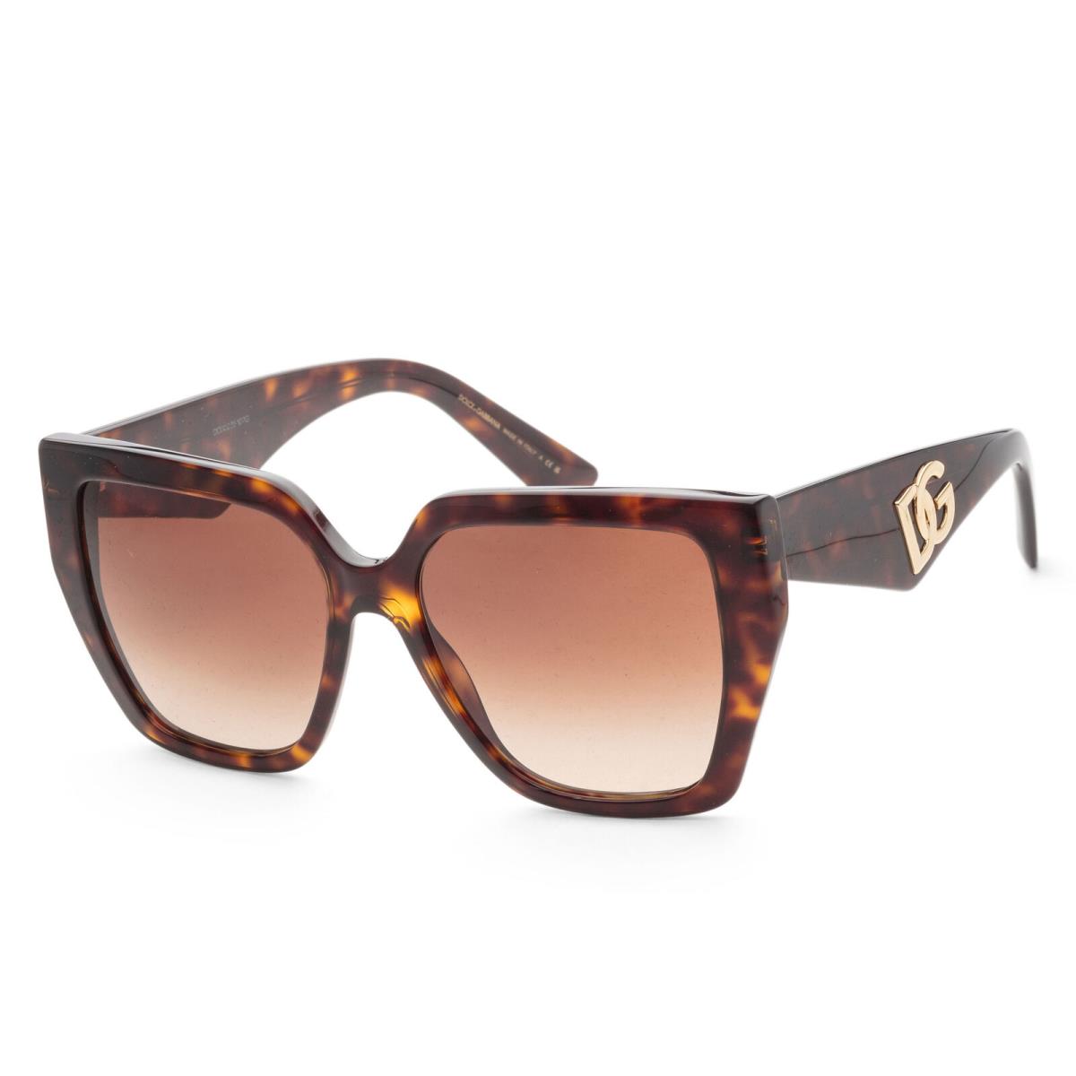 Dolce Gabbana Women`s 55mm Havana Sunglasses DG4438-502-13-55