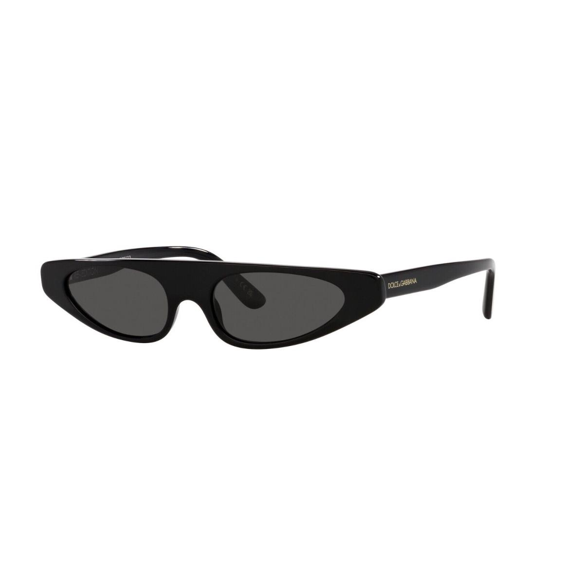 Dolce Gabbana DG 4442 Shiny Black/grey 501/87 Sunglasses