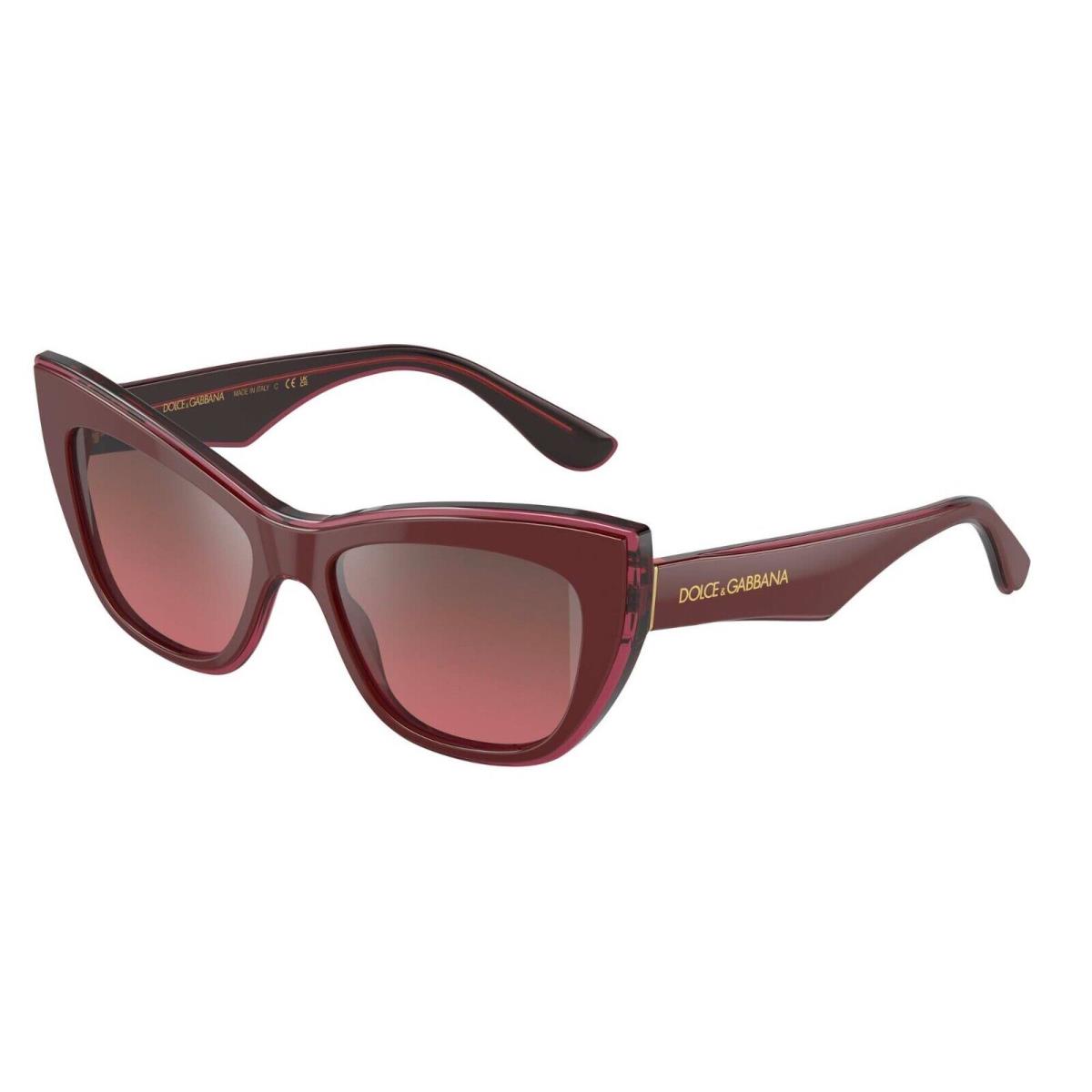 Dolce Gabbana DG 4417 Burgundy Pink/pink Shaded Mirrored 3247/7E Sunglasses