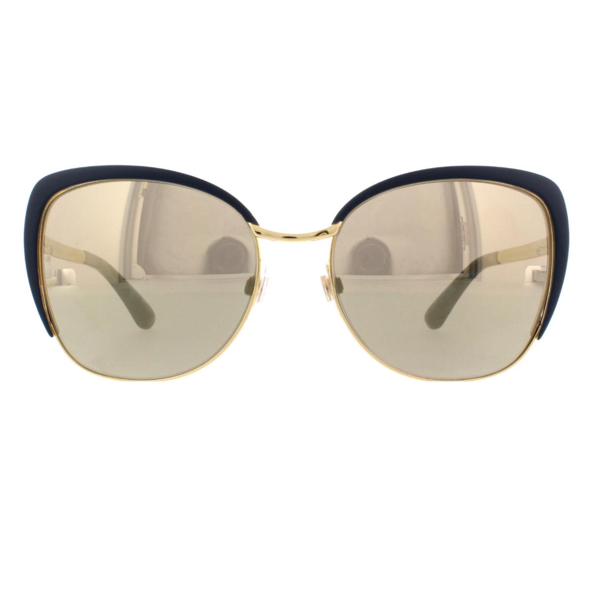 Dolce Gabbana DG2143 02/6G 57 Blue Gold Sunglasses DG2143 57-17