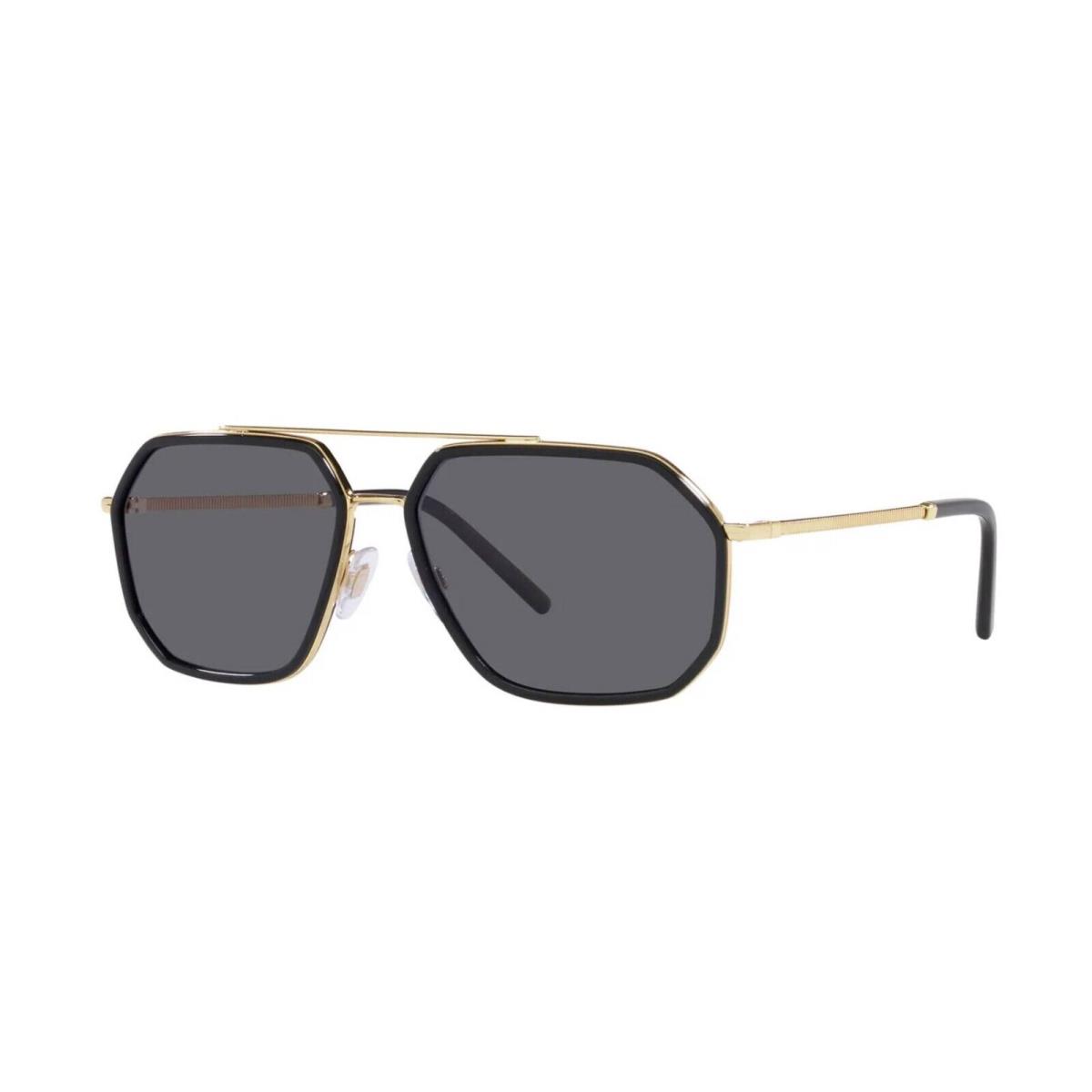 Dolce Gabbana DG 2285 Gold Grey/grey Polarized 02/81 Sunglasses