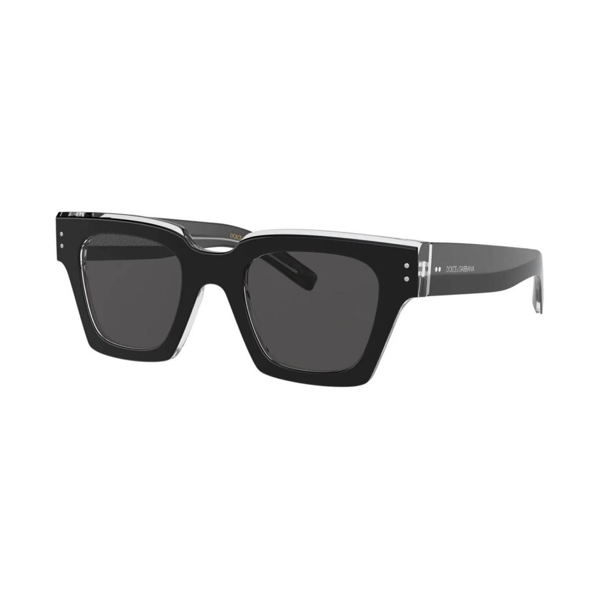 Dolce Gabbana DG 4413 Black Crystal/dark Grey 675/R5 Sunglasses