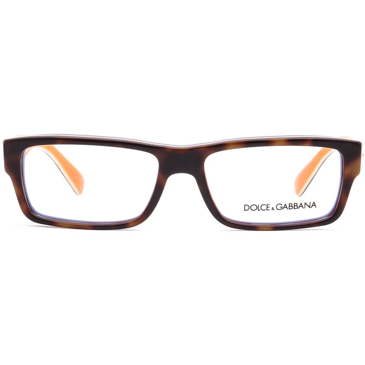 Dolce Gabbana Eyeglasses DG 3180 2765 Havana/multilayer/orange 54 16 140