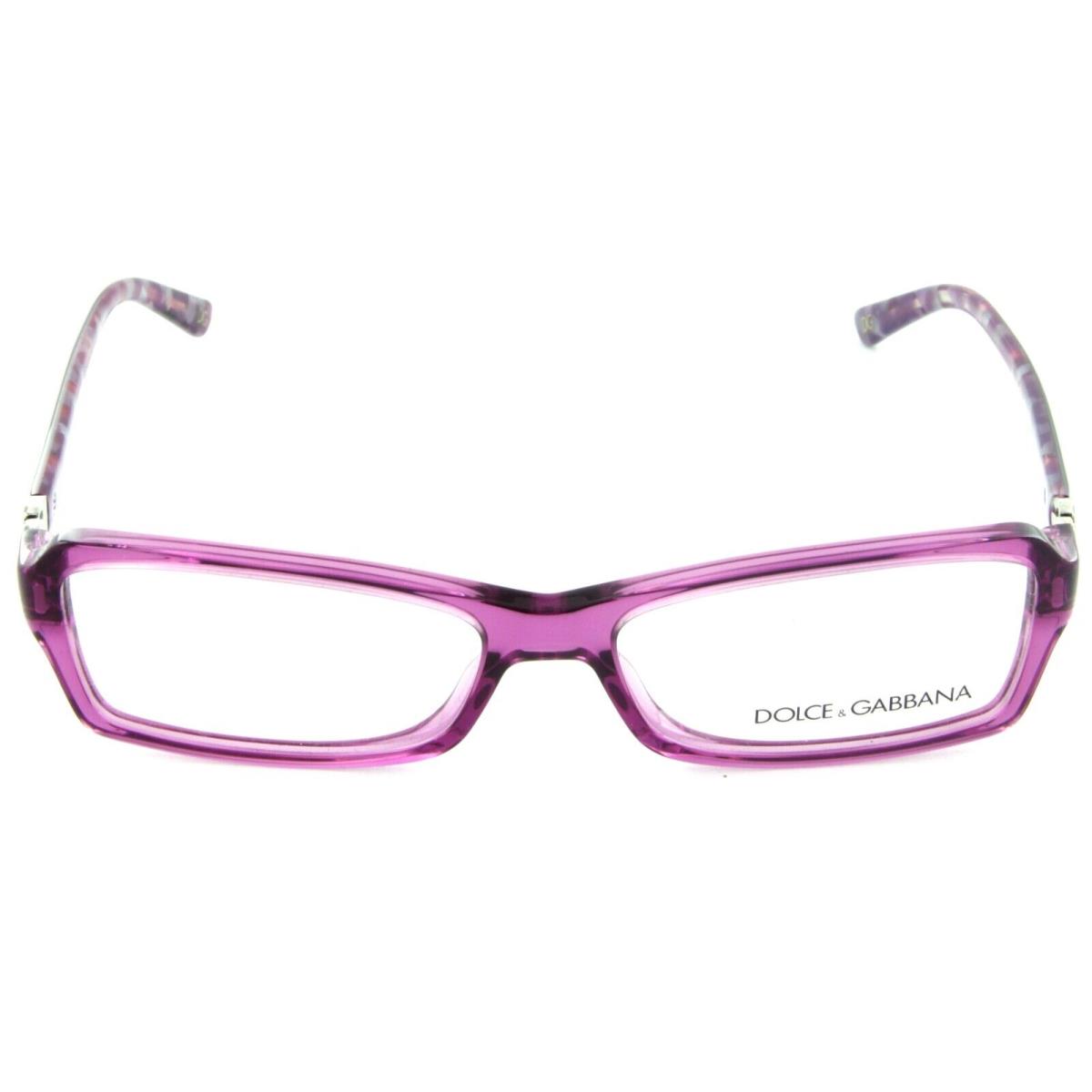 Dolce Gabbana D G 3101 1795 Crystal Purple Plastic Eyeglasses Frame 52-15-135