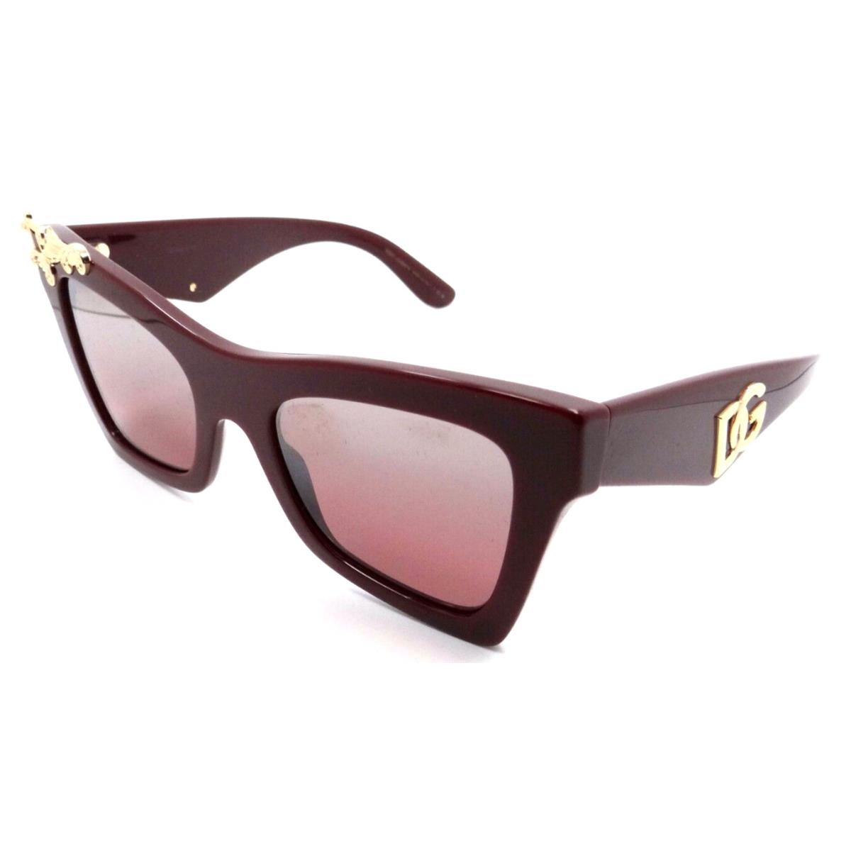 Dolce Gabbana Sunglasses DG 4434 3091/7E 51-21-145 Bordeaux / Pink Mirror Grad