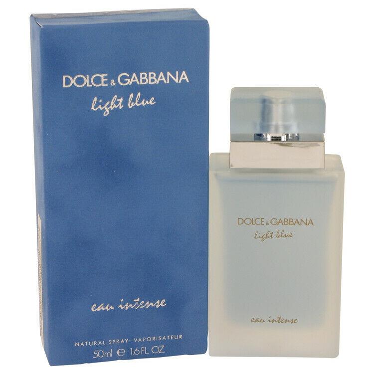 Light Blue Eau Intense by Dolce Gabbana 1.6 oz Edp Spray Perfume For Women