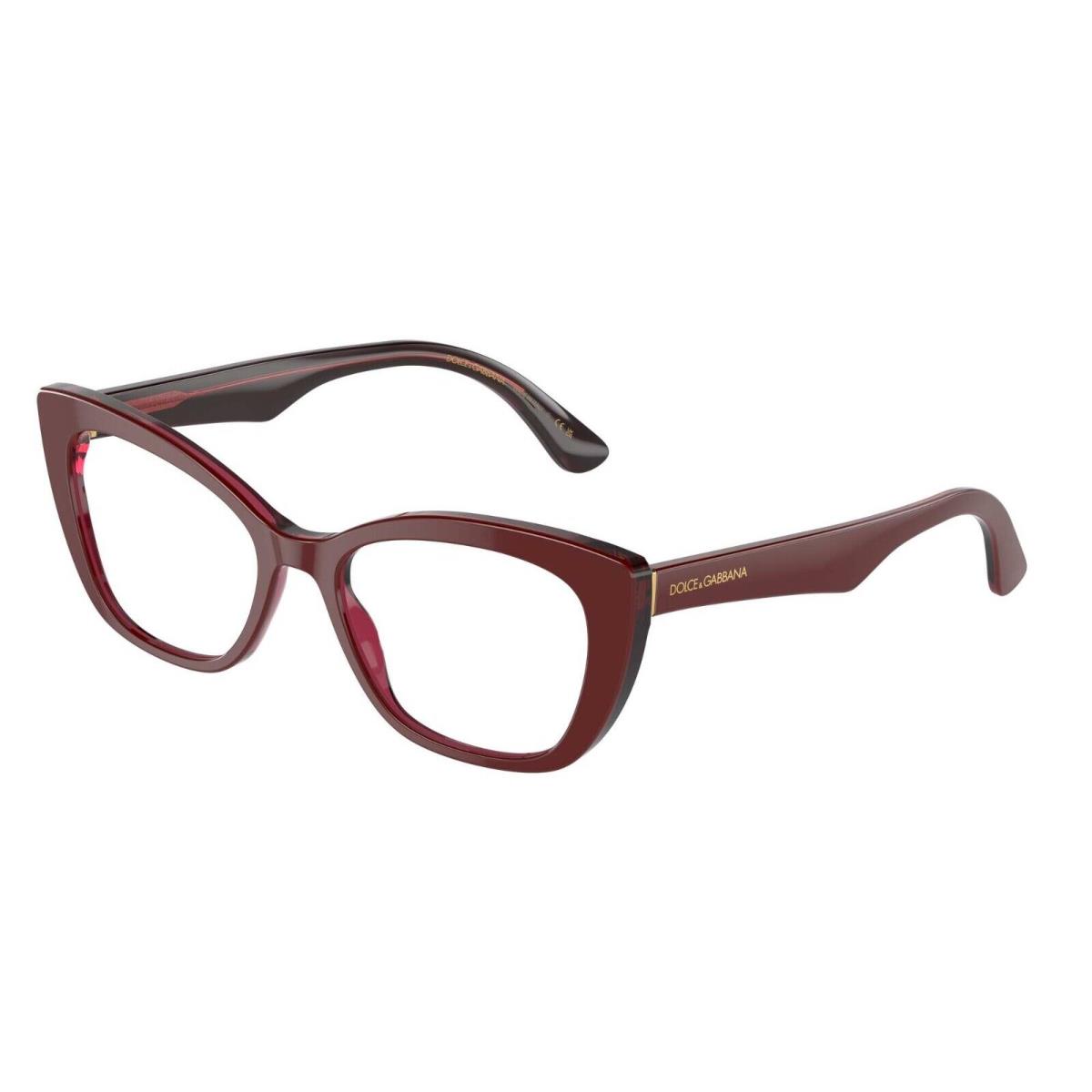 Dolce Gabbana DG 3360 Burgundy 3247 Eyeglasses