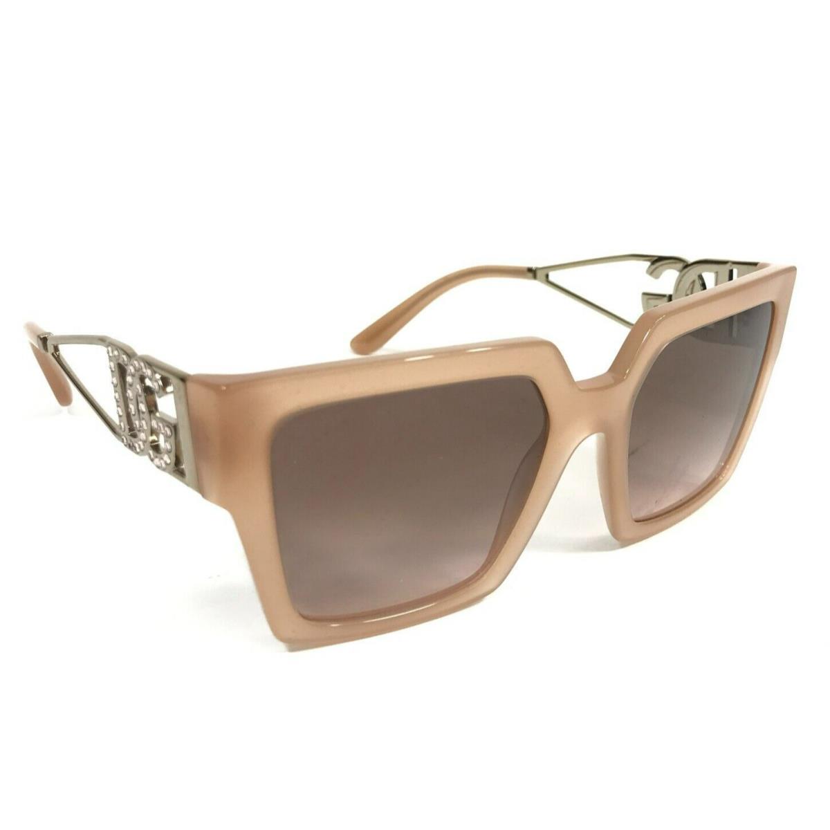 Dolce Gabbana Sunglasses DG4446-B 3436/11 Gold Crystals with Brown Lenses