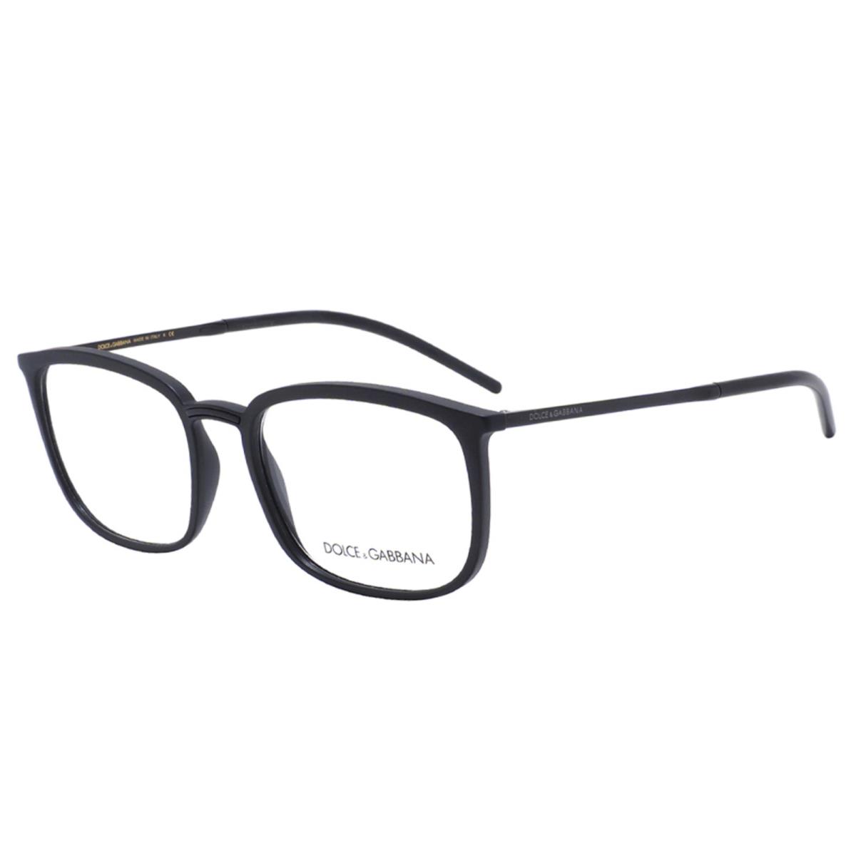 Dolce Gabbana Eyeglasses DG 5059 2525 56-19 145 Matte Black Rectangular Frames